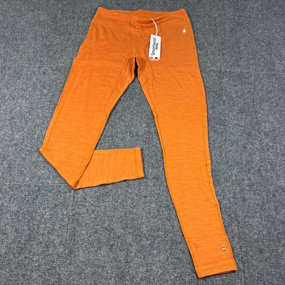 Smartwool Women's M Classic Thermal Merino Base Layer Bottoms Marmalade SW019242